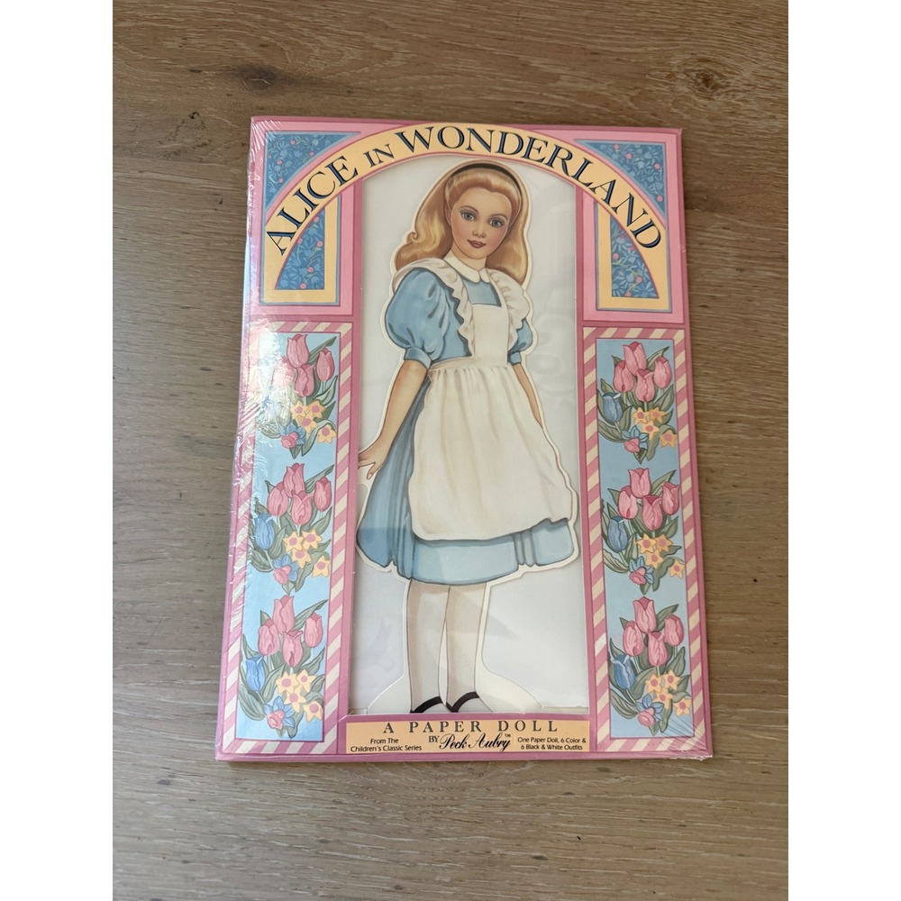 Peck-Aubry Alice in Wonderland Paper Doll Set Childrens Classic New Sealed